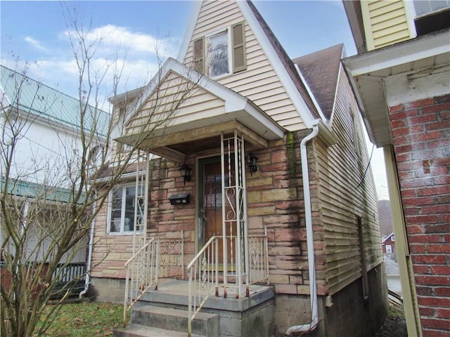 view of front of home