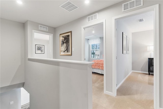 hallway with visible vents