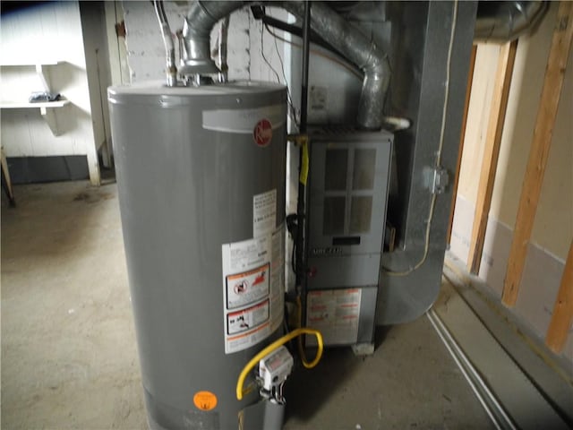 utilities with gas water heater