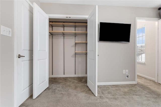 view of closet