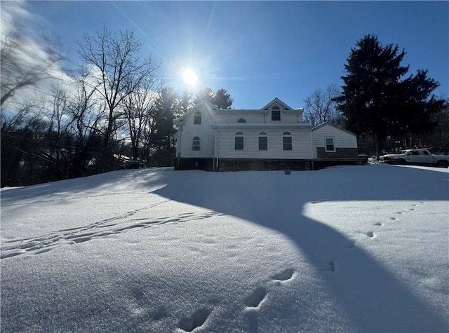 view of front of home