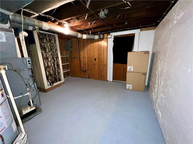 view of basement