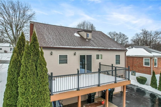 view of rear view of house