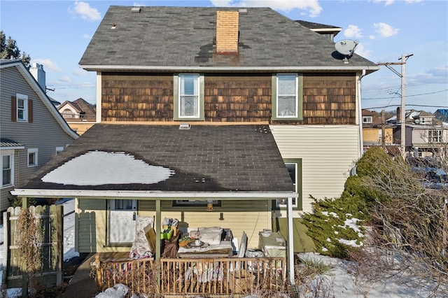 view of rear view of house