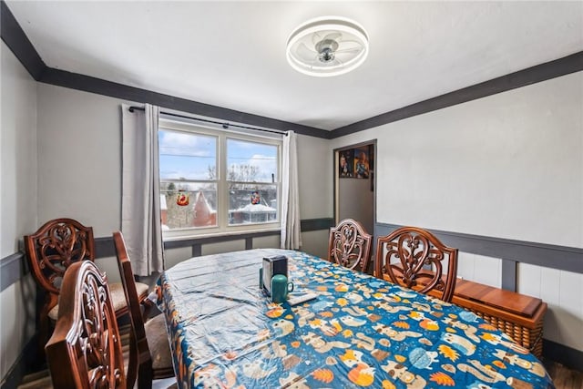 view of dining area