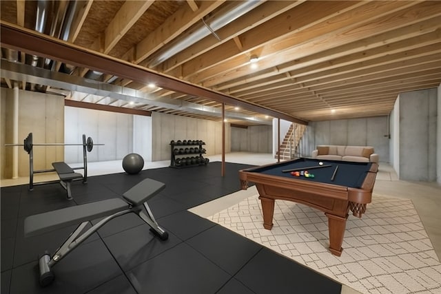 491 Shannon Dr, Mount Pleasant Twp Wml, PA 15666 - rec room featuring billiards table