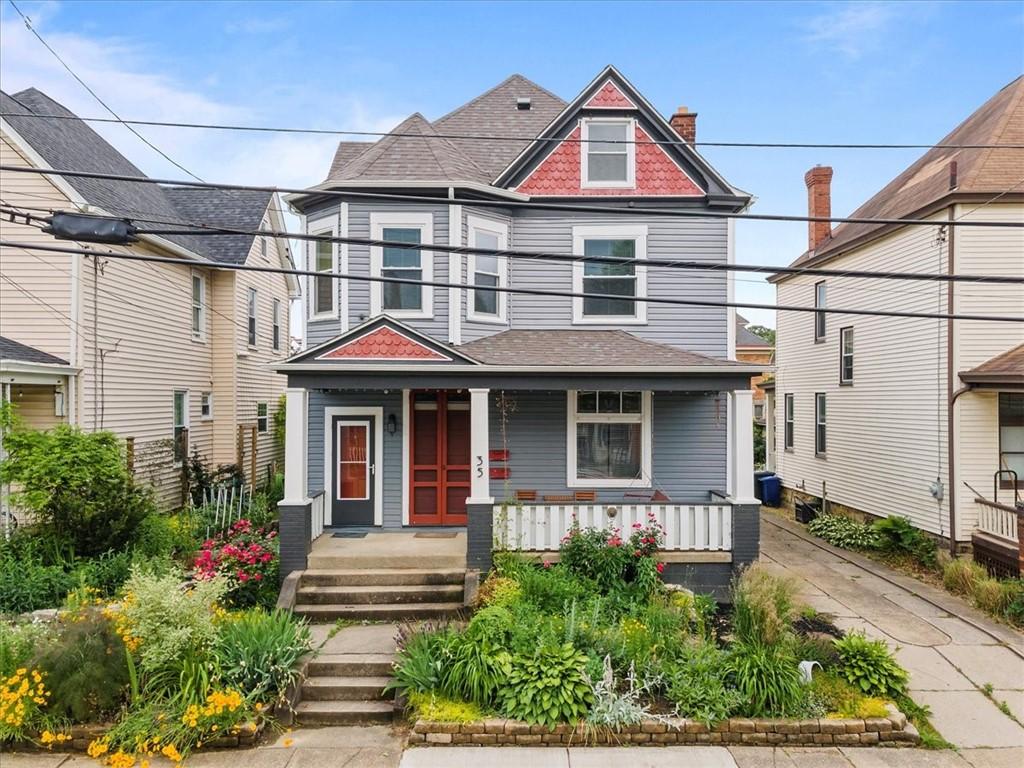 victorian house with covered porch