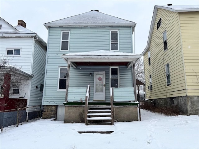 view of front of home