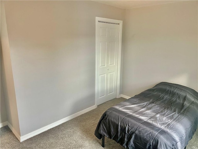 bedroom with carpet flooring