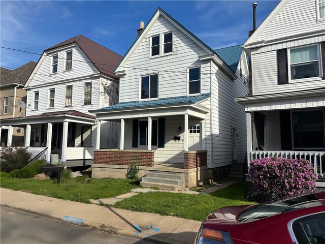 122 Rebecca St, Kittanning Boro, PA 16201 - view of front of home featuring covered porch