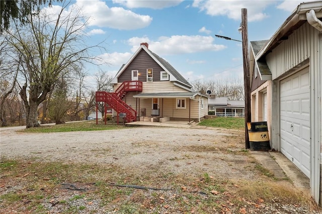 view of rear view of house