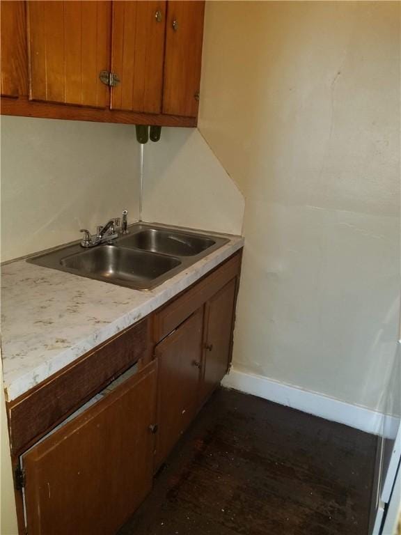 kitchen featuring sink