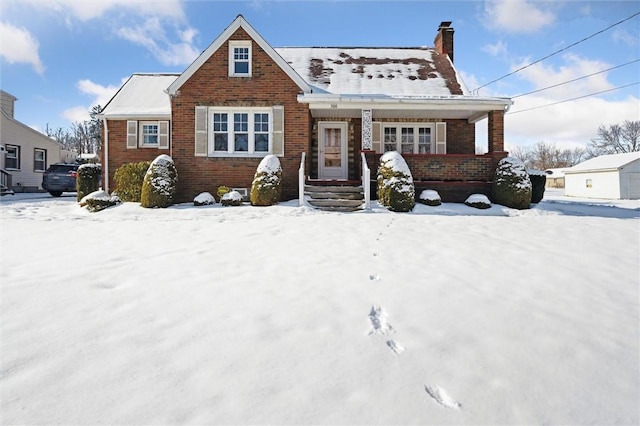 view of front of home