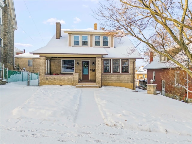 view of front of home