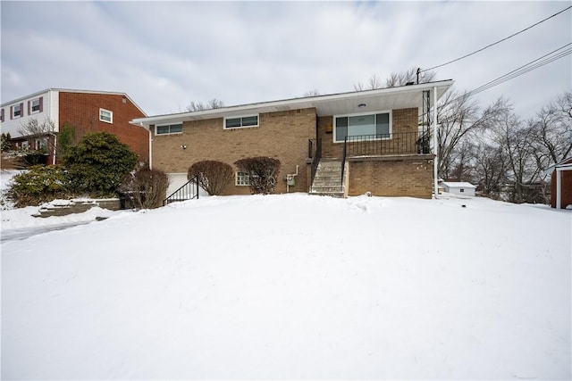 view of front of property with a porch