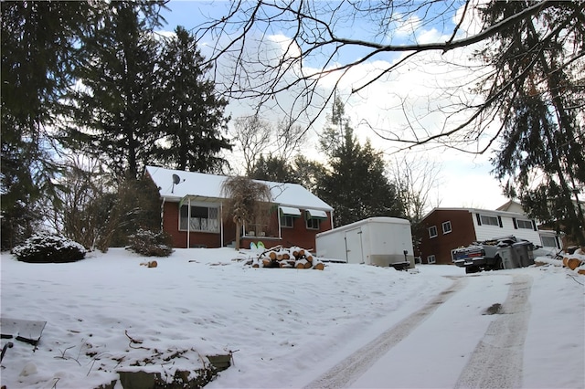 view of front of home