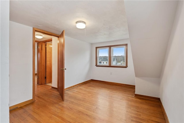 empty room featuring light hardwood / wood-style flooring