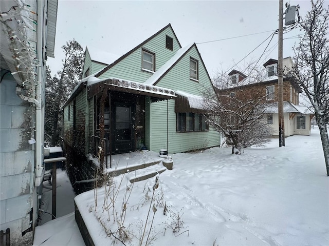 view of front of home