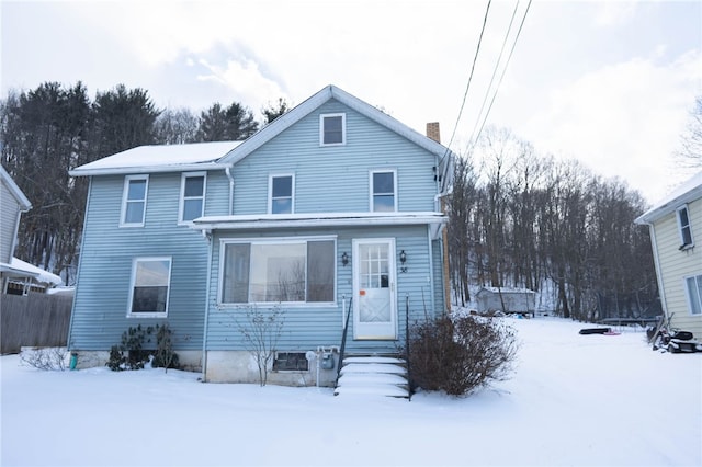 view of front of house