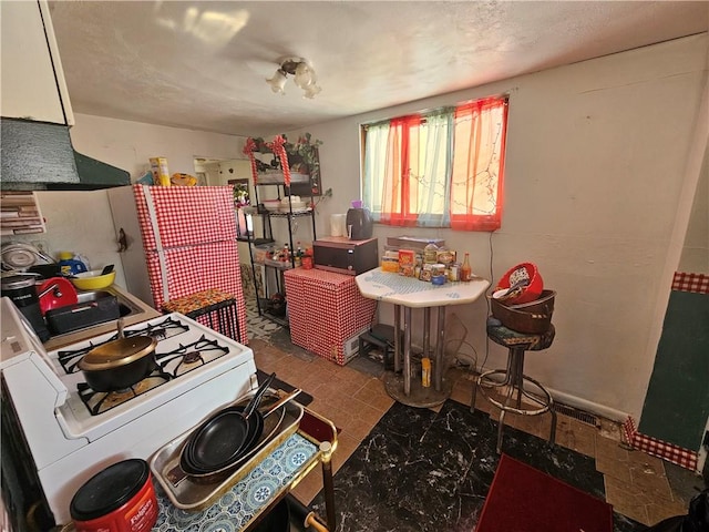 300 Winston St, Hazelwood, PA 15207 - kitchen with white gas stove