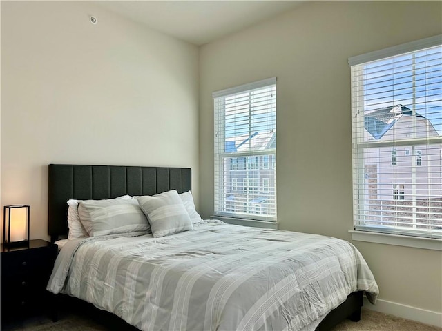 bedroom featuring carpet flooring