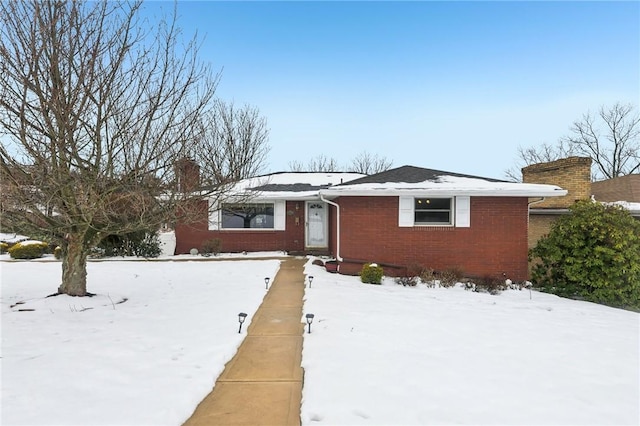 view of ranch-style house