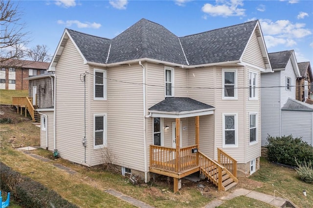 view of rear view of house