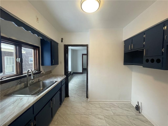 kitchen featuring sink