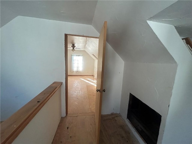 bonus room featuring lofted ceiling