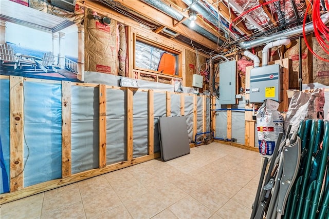 252 Latonka Dr, Jackson Twp Mer, PA 16137 - below grade area featuring electric panel and fridge