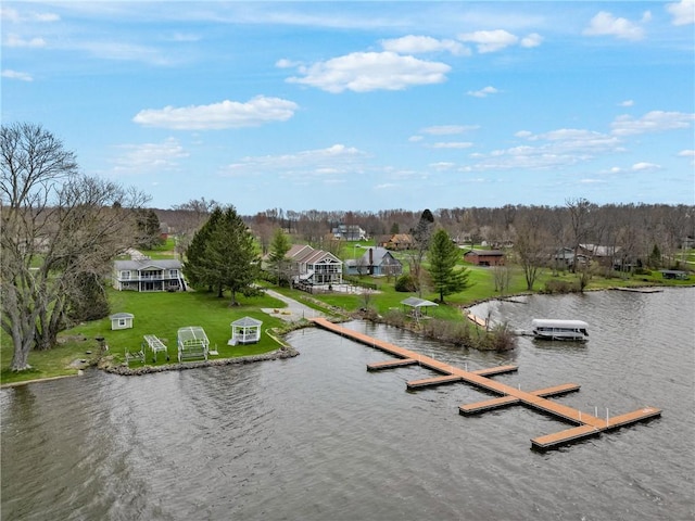 252 Latonka Dr, Jackson Twp Mer, PA 16137 - exterior space featuring a water view