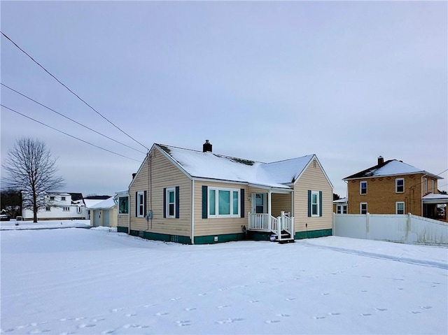 view of front of house