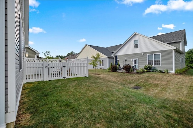 exterior space featuring a yard