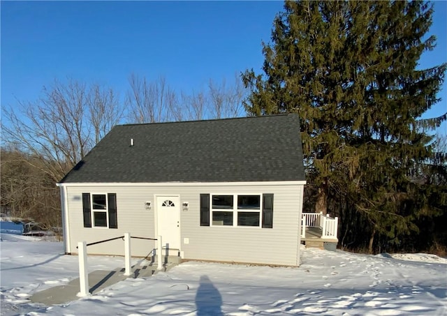 view of front of home