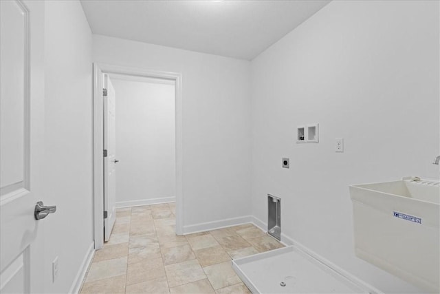 1261 Sandy Ridge Dr, Buffalo Twp, PA 16055 - clothes washing area with washer hookup, hookup for an electric dryer, and sink