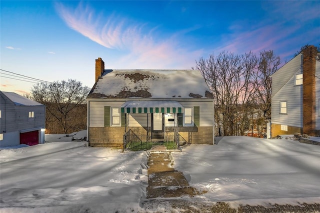 view of front of home