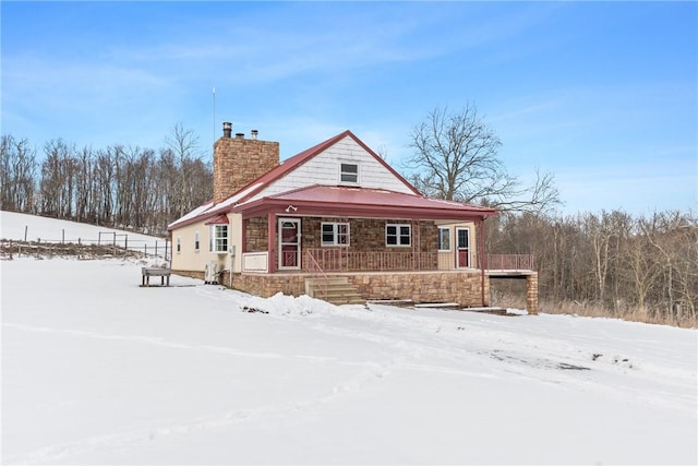 view of front of home