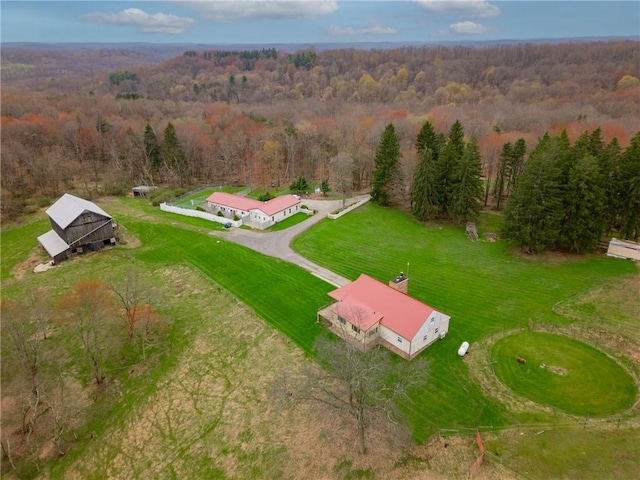 316 Noll Rd, Hanover Twp Bea, PA 15043 - bird's eye view with a wooded view