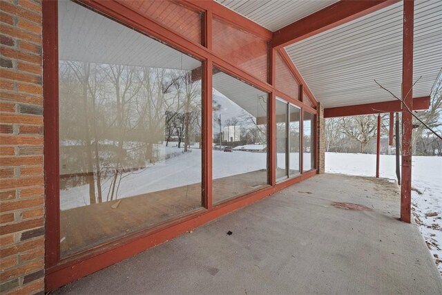 2461 Henry Ln, Franklin Park, PA 15143 - view of snow covered patio