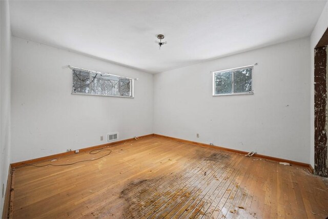 2461 Henry Ln, Franklin Park, PA 15143 - empty room with hardwood / wood-style flooring and baseboards