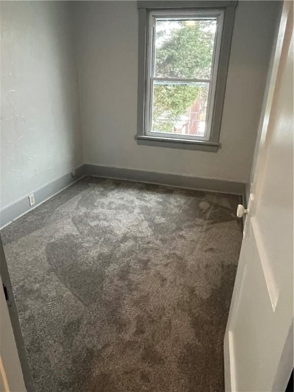 unfurnished room featuring carpet flooring