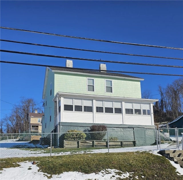 view of front of home