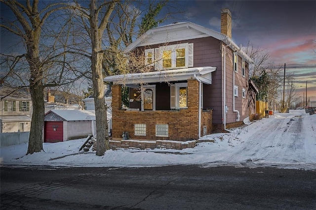 view of front of home