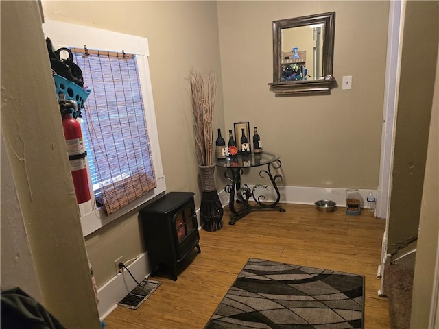 interior space featuring light hardwood / wood-style floors