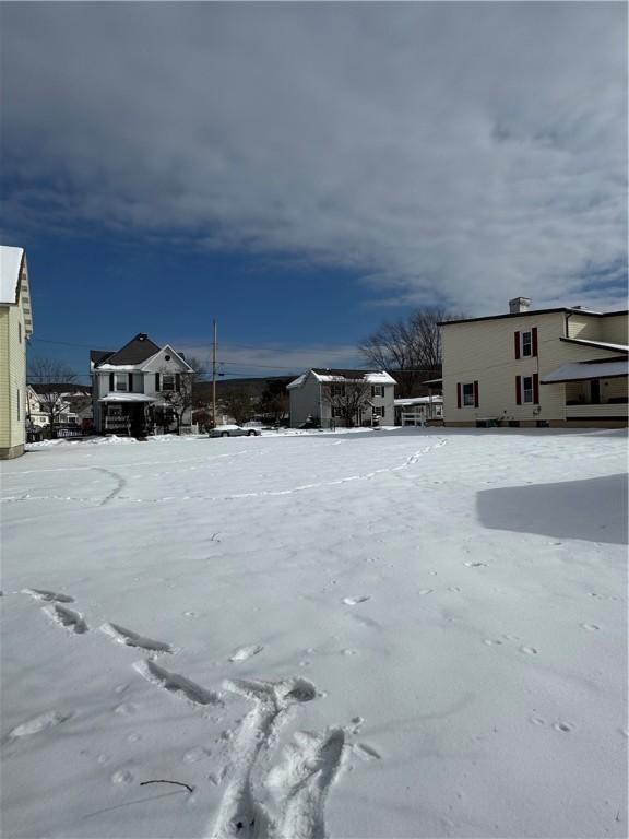 view of snowy yard