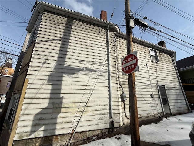 view of side of property