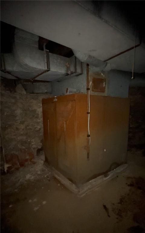 view of basement