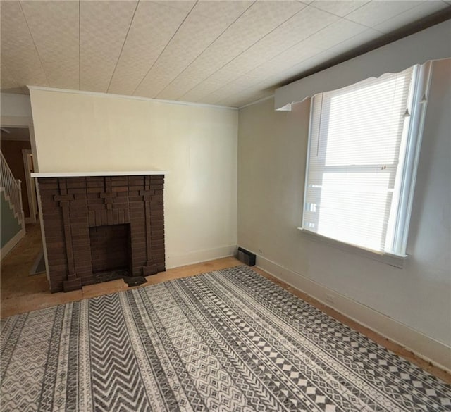 view of unfurnished living room