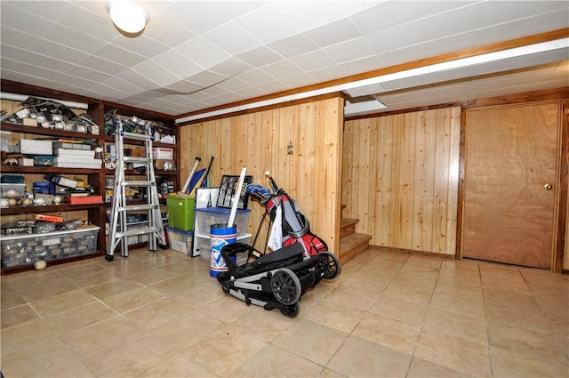 view of storage room