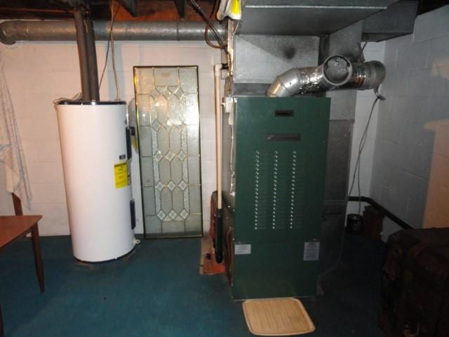 utilities featuring water heater